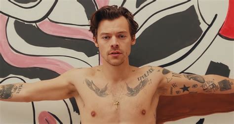 harry styles says my policeman nude scene features bum but no full frontal attitude