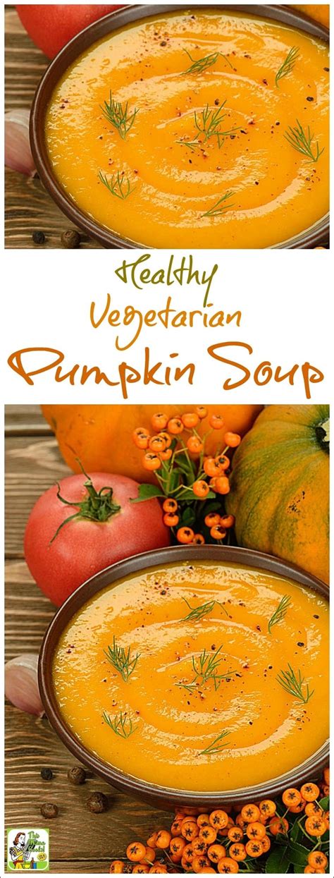 Healthy Vegetarian Pumpkin Soup This Mama Cooks On A Diet™