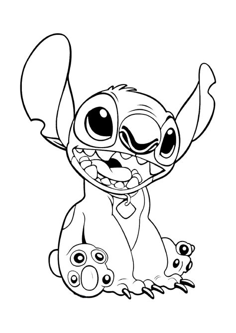 Lilo And Stich Coloring Pages To Print For Children Lilo And Stich
