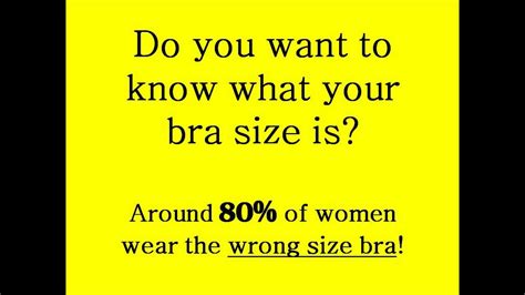 Multiply the number of potential customers by the average selling price and the average annual consumption to calculate the estimated market size in dollars. bra sizing calculator - Find Out Your Right Bra Size - YouTube