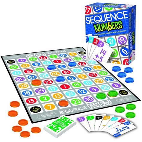 Sequence Numbers Board Games Toys And Games Math Board