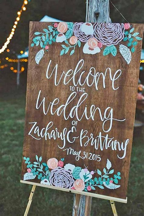 24 Most Popular Rustic Wedding Signs Ideas 2535760 Weddbook
