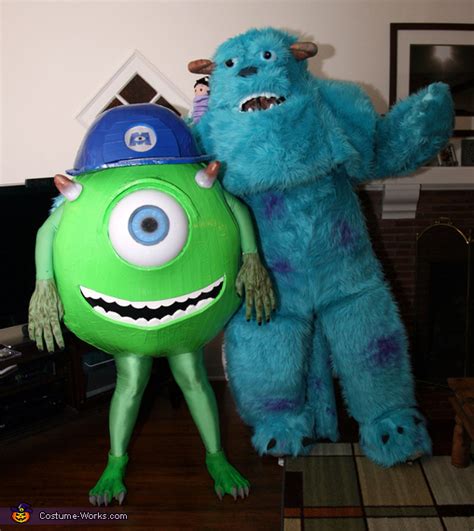 The only thing that could make this pairing of sully and mike wazowski from monsters, inc. Homemade Mike and Sully Costumes