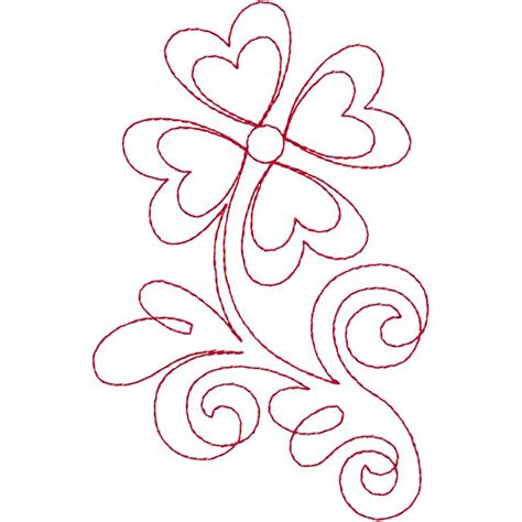 All Embroidery Designs In Flower Heart Embroidery Supplies
