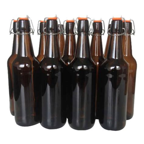Flip Top Glass Bottles - 12 x 750ml - Home Brew Bottles NZ - Kombucha Bottles