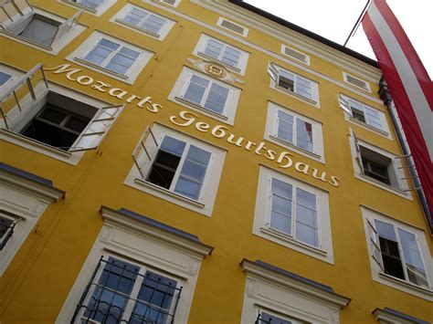 Jump to navigation jump to search. Mozart's birthplace at Getreidegasse 9 in Salzburg ...