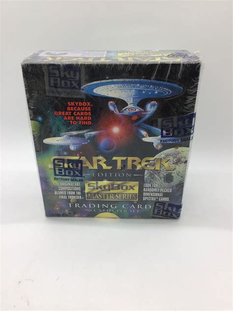 It's refreshing that much of the star trek universe, technology, rules and traditions are not yet in place, and they're in developmental stages. Star Trek Skybox Master Series Trading Cards 1993 Unopened -- Antique Price Guide Details Page