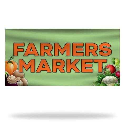 Farmers Market Flags And Banners Design 03 Free Customization Lush