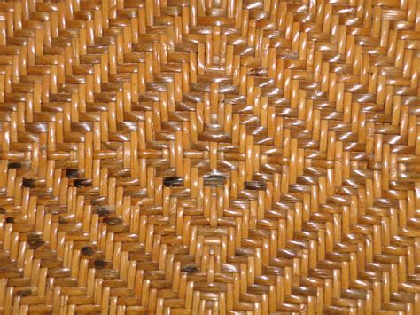 Woven Straw With Diamond Pattern Texture Picture Free Photograph