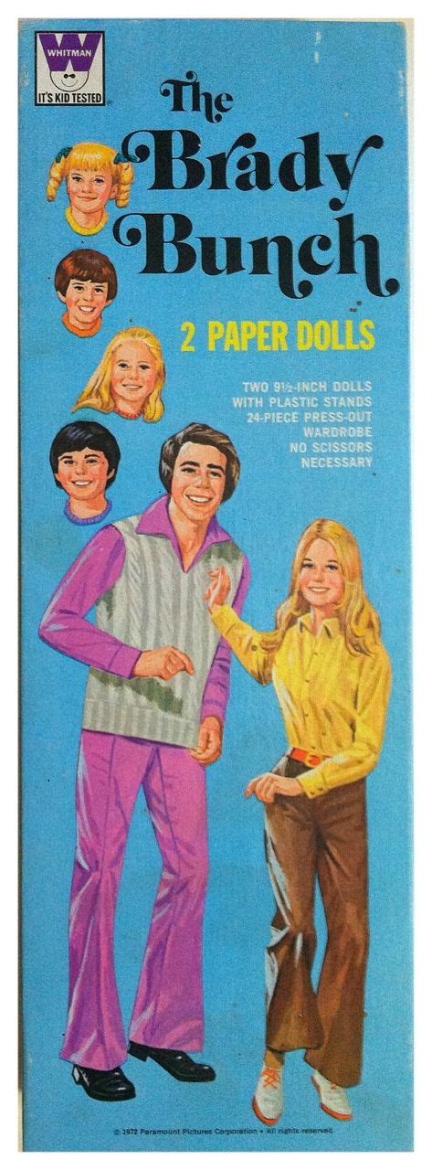 The Brady Bunch Paper Dolls Whitman 1972 This Ones Just Greg And