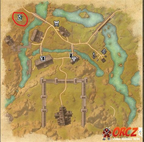 Eso Fort Amol Wayshrine Map Orcz The Video Games Wiki