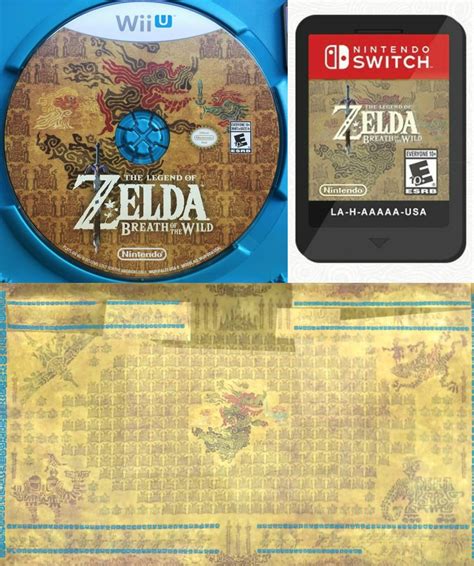 Take A Look At Breath Of The Wilds Wii U Disc Art Zelda Dungeon