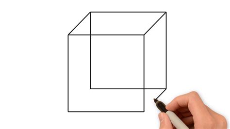 How To Draw A Cube Step By Step At Drawing Tutorials