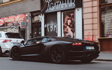 Black Lamborghini Super Cars Lamborghini Sports Car