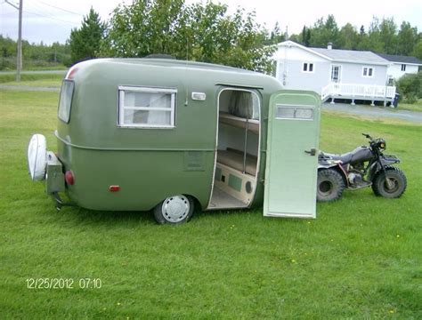 Acadian Green Boler Entrance Boler Trailer Vintage Campers Trailers