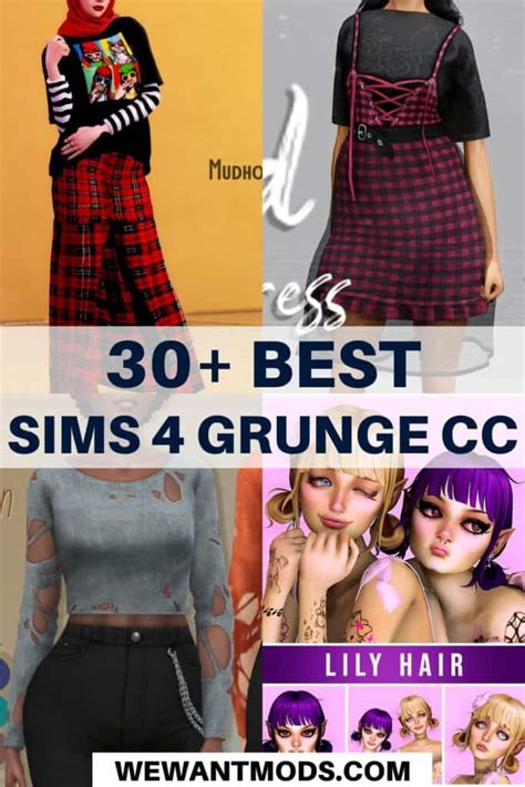 30 Best Sims 4 Grunge Cc Pieces We Want Mods