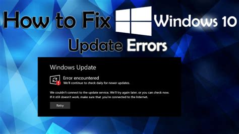 How To Fix Windows Update Errors