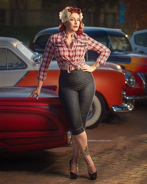 Pin On Pinups With Hot Rods Rats Or Customs