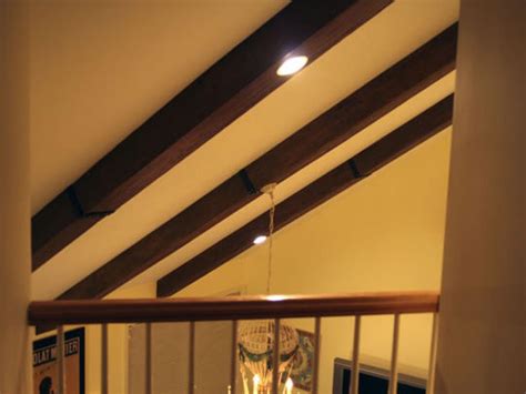 How to diy a faux wooden ceiling beam. Faux Ceiling Beams Create Rustic Feel | HGTV