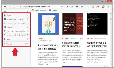 How To Use New Vertical Tabs Feature In Microsoft Edge