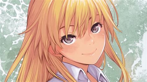 Solo Blonde Hazel Eyes Anime Girls Shigatsu Wa Kimi No
