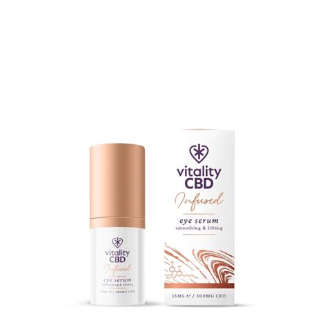 vitality cbd infused 300mg cbd eye serum 15ml