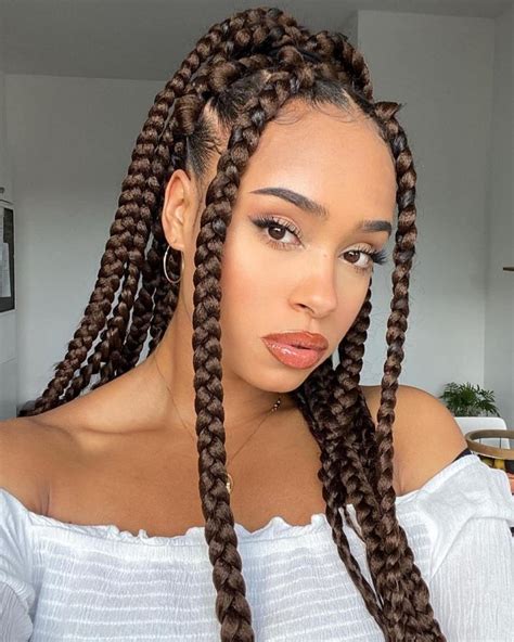 6 Box Braids Hairstyles The Coolest Box Braids Hairstyles On Stylevore While Women Love Hair