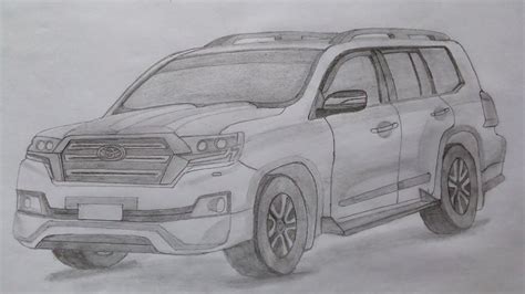 How To Draw Land Cruiser V8 Land Cruiser Sketching Growing Art Pk