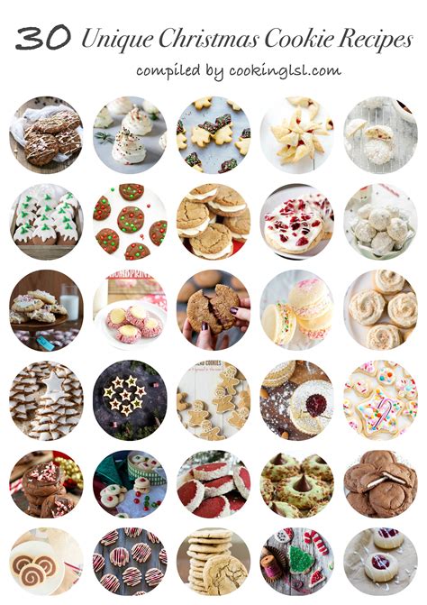 30 Unique Christmas Cookie Recipes