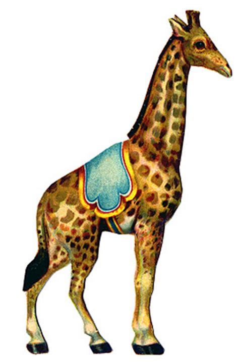 Aquarium from carnival of the animals. Vintage Graphic - Circus Giraffe - The Graphics Fairy