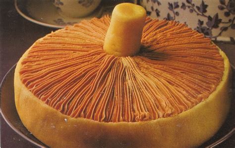 Chestnuts and mushroom cream recipe from spain. Birthday Mushroom Cake - Retro Food For Modern Times