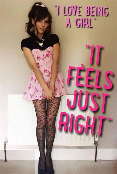 Girly Girl Transgender Captions Transgender Quotes Transgender Girls Pink Dress Dress Up