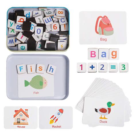 Buy Jcren Magnetic Letters And Numbers Toys Wooden Alphabet Abc 123