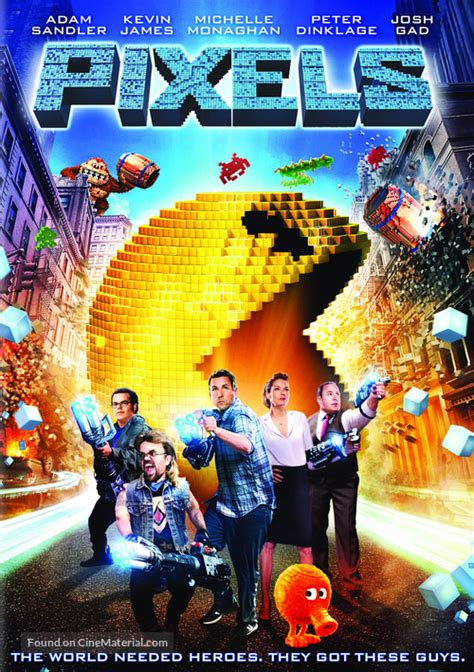 Pixels 2015 Dvd Movie Cover