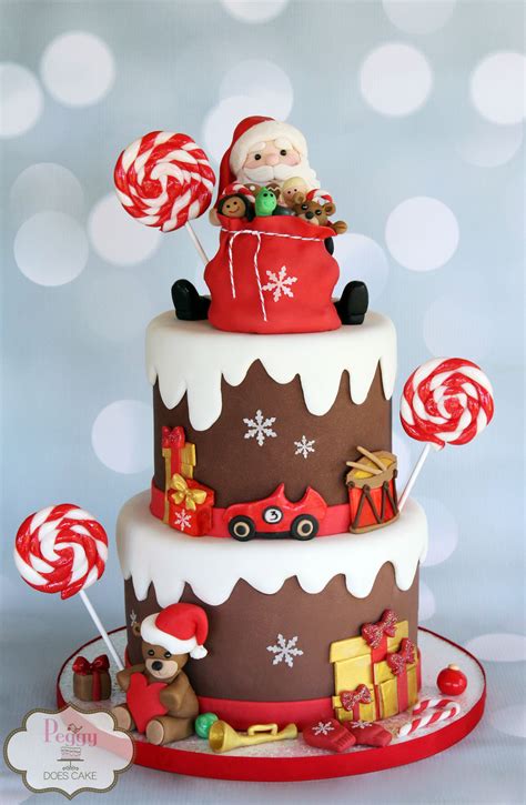 Download free birthday cake images. Santa cake - Christmas cake - Gingerbread cake | Christmas ...