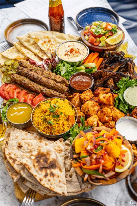 Kebabs King Prawns And Chicken Tikka Huge New Indian Grilled Sharing