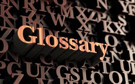 Did You Know We Have An Interactive Glossary Agsd Uk