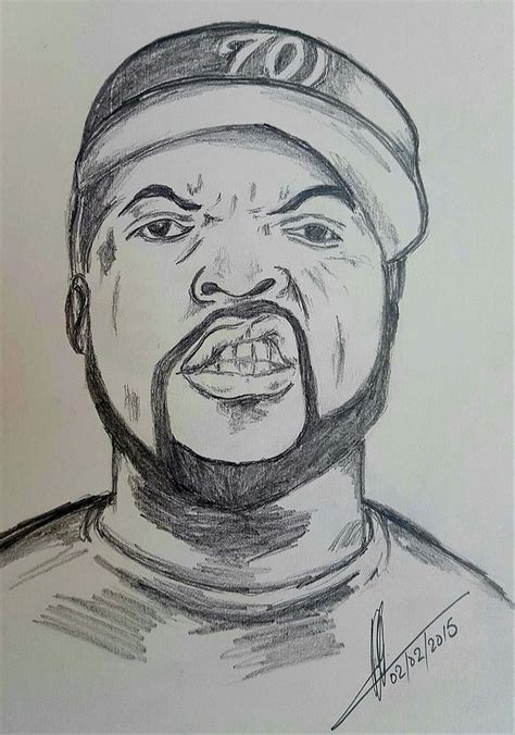 Nwa Ice Cube Drawing