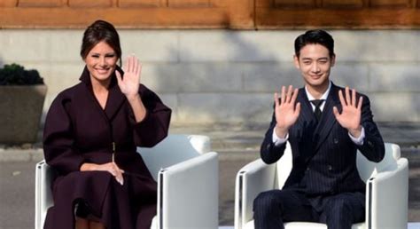 Shinees Minho Meets Us First Lady Melania Trump At 2018 Pyeongchang