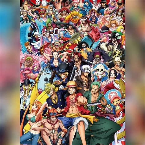 One Piece Characters Anime Poster Art Poster