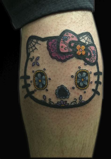 Hello Kitty Bow Tattoos