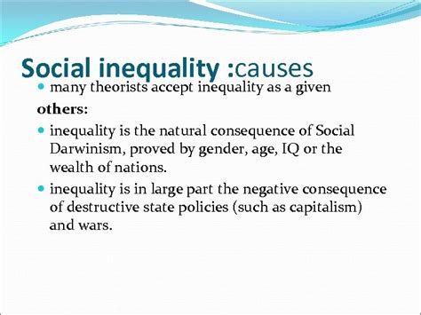 Social Stratification And Social Inequality Social