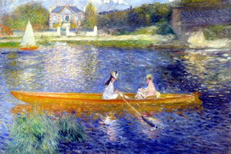 Boating On The Seine C1879 Art P Art Print Pierre Auguste Renoir