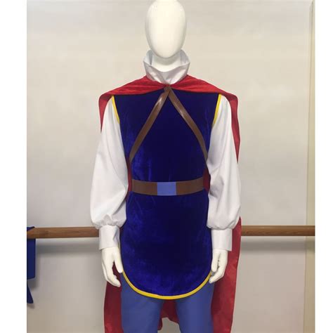 Fairy Tales Snow White Prince Charming Cosplay Costume Adult Prince