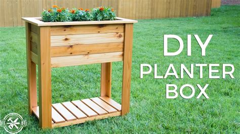 Diy Raised Planter Box Designs Outstanding Diy Planter Box Plans
