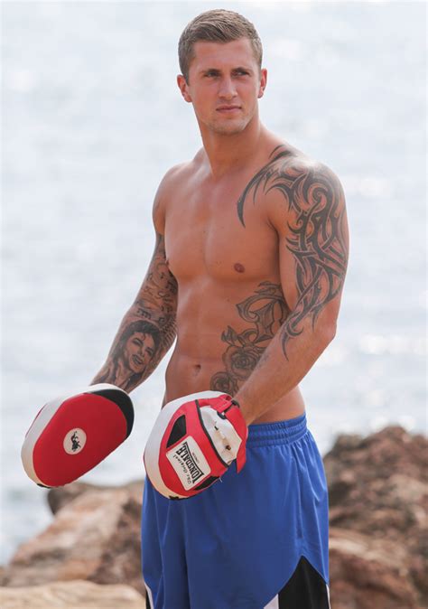 Towies Dan Osborne Does Some Shirtless Boxing In Ibiza Celebrity
