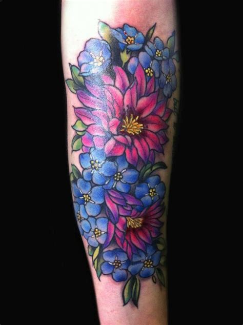 Colorful Girly Flower Tattoos Girly Desert Flower Tattoo By