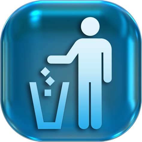 Icons Symbols Waste Recycle Bin Png Picpng