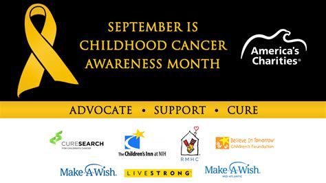 Childhood Cancer Awareness Month Americas Charities