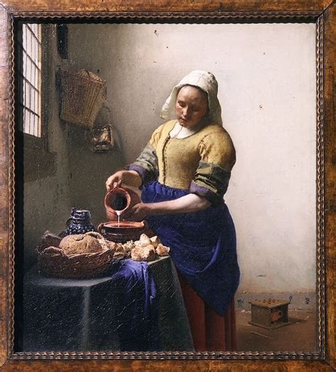 The Milkmaid C 1658 60 By Johannes Vermeer Dutch 1632 1675 Johannes Vermeer Peinture